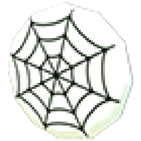 Eco White Spider Web Badge  - Common from Hat Shop